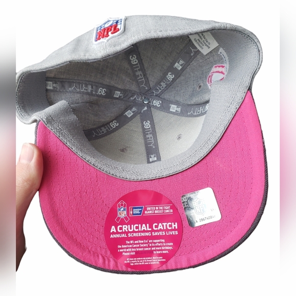 Seattle Seahawks Breast Cancer Awareness Ball Cap - Picture 6 of 8